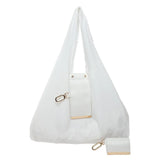 Bolsa Reutilizável Mini com Chaveiro, Leve, Dobrável, Grande Capacidade