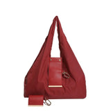 Bolsa Reutilizável Mini com Chaveiro, Leve, Dobrável, Grande Capacidade