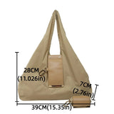 Bolsa Reutilizável Mini com Chaveiro, Leve, Dobrável, Grande Capacidade