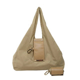 Bolsa Reutilizável Mini com Chaveiro, Leve, Dobrável, Grande Capacidade